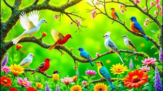 🌸 Relaxing Piano & Birdsongs | Blooming Spring Garden with Soft Piano and Birdsong