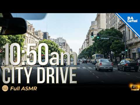 10:50 AM | Sábado en Buenos Aires → Grandes Avenidas (Full ASMR Drive)