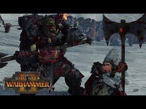 SLADE'S GRIMGOR GRENADE - Greenskins vs Dwarfs // Total War: Warhammer II Online Battle