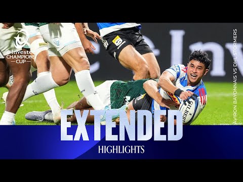 Stormers END Bayonne's home run | Aviron Bayonnais v DHL Stormers | Investec Champions Cup