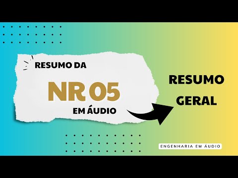 RESUMO EM ÁUDIO DA NR 5 - CIPA #concursopublico