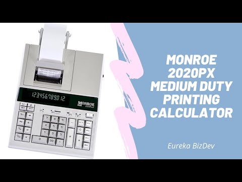 Monroe 2020PX Medium Duty Printing Calculator | $100k Bonuses in Description