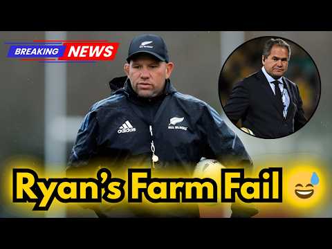 All Blacks Coach Jason Ryan Shares Hilarious Farm Fail With New Assistant #allblacks #rugbynews