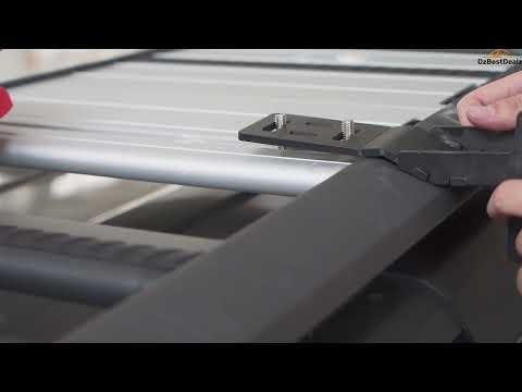 Cobra 4x4 3 x Heavy Duty Side Awning Brackets Suits Roof Rack With Channels Bracket Set