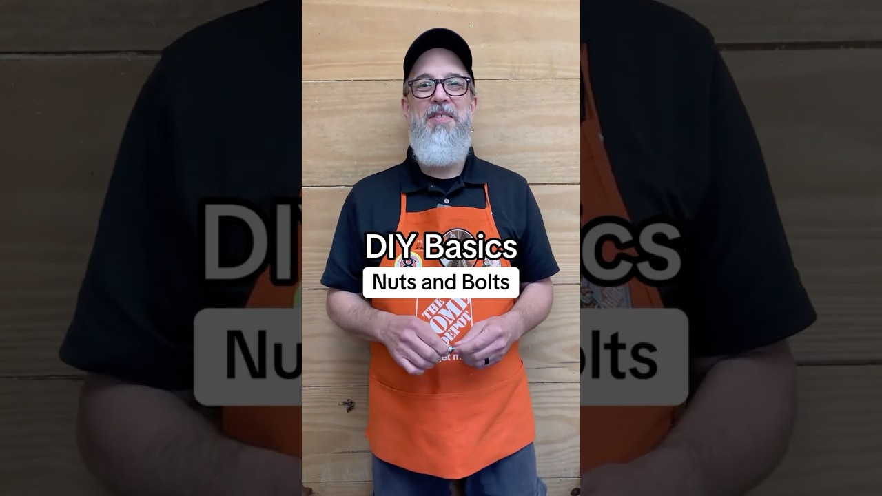 DIY Basics - How Nuts and Bolts Work | The Home Depot