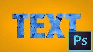 How to Mask Text on Photoshop