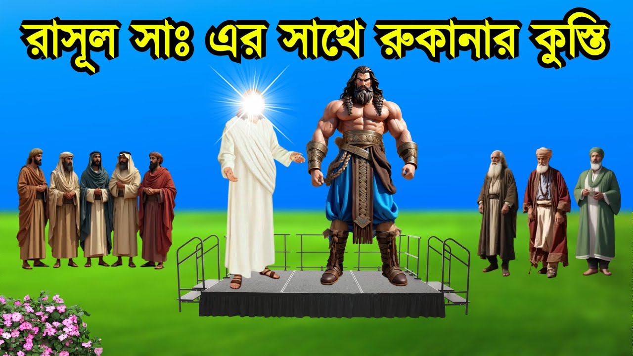 হযরত মুহাম্মদ সাঃ ও রুকানা পালোয়ানের সেই বিখ্যাত কুস্তির ঘটনা | Rukana paloyan | Hazrat Muhammad SA