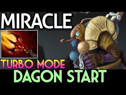 TURBO MODE DAGON START | Miracle- Plays Tinker Party Dota 2 7.07