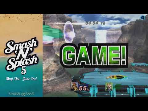 Bobby Frizz (Fox) vs Bubbles (Captain Falcon) - Smash 'n' Splash 5 PM Top 32 Losers Round 2