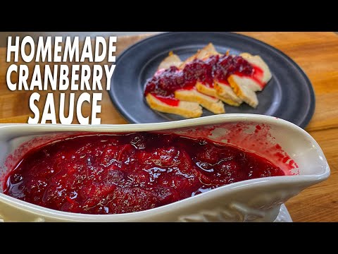 Homemade Bourbon Cranberry Sauce For Thanksgiving