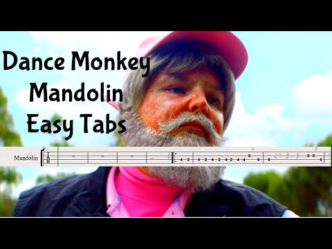 DANCE MONKEY - Easy Mandolin Tabs Tutorial!