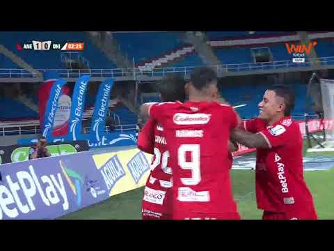 America came out strong and is already beating Union Magdalena with this amazing goal from Jhon T...