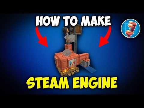 How to Make a Steam Engine in Create Mod for Minecraft