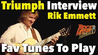 Triumph's Rik Emmett On His Favourite Tune To Perform Plus He Remembers Ed Bickert