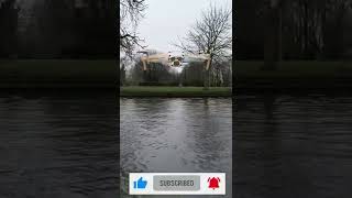 DJi Mavic Air 2s Drone Flying Fun Lake Birds Swans Bedford England #shorts #vertical 59