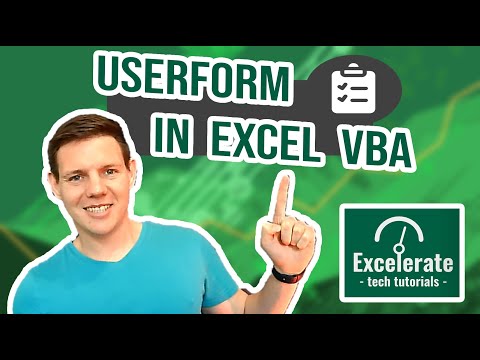 Excelerate | Episode 1 | User form in excel VBA