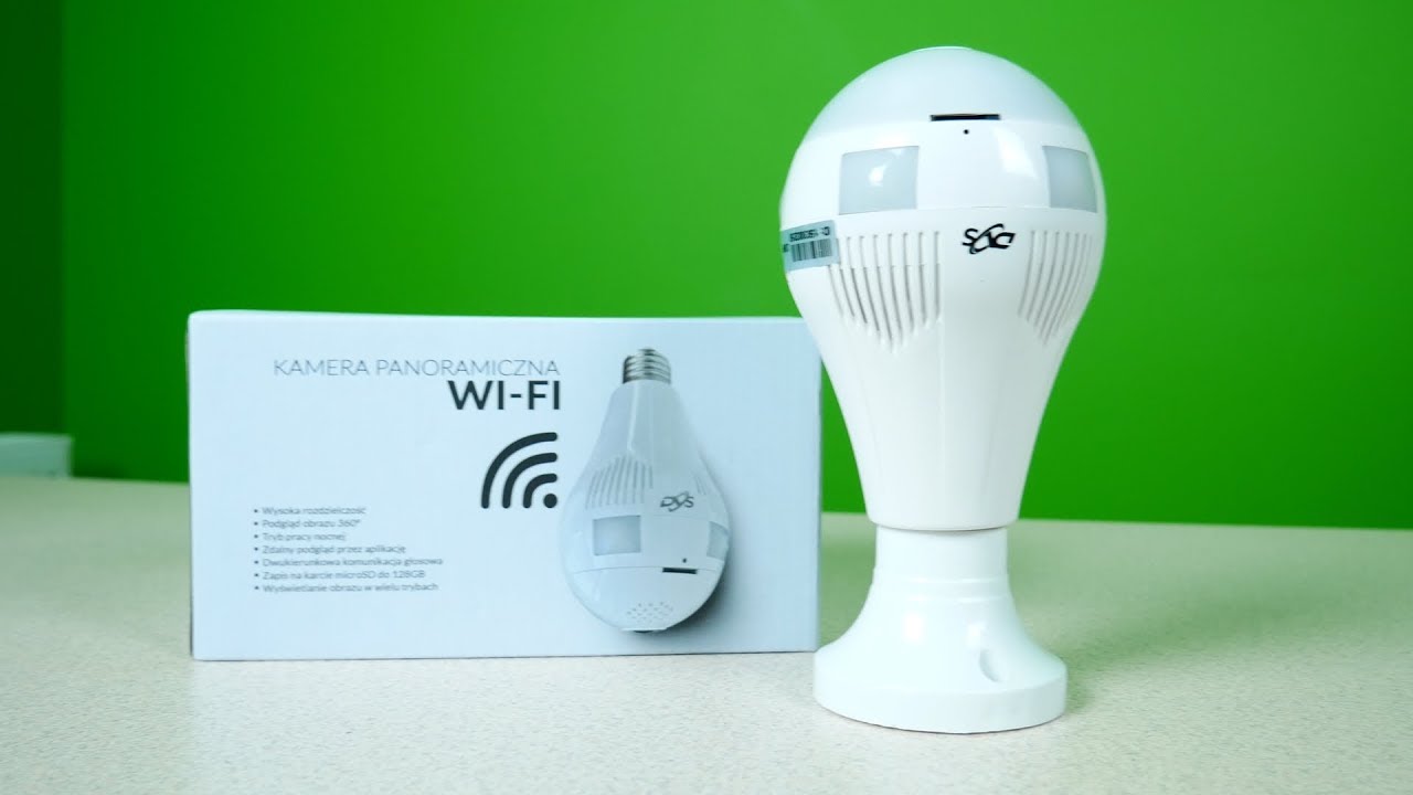 Kamera w żarówce DVS-MP2018B-W 1080P