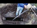 PENETRATION INTO AN UNTOUCHED GERMAN DUGOUT/ WW2 METAL DETECTING
