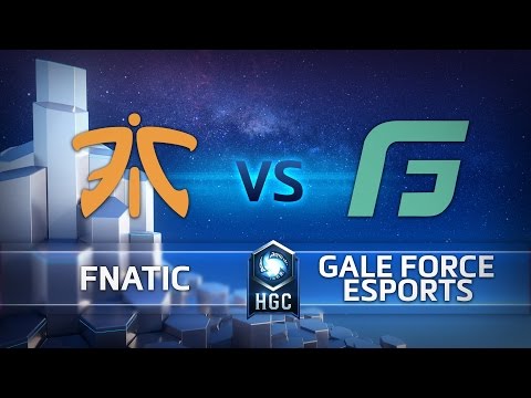 HGC Western Clash - Winner Bracket - Fnatic vs Gale Force Esports - Game 1