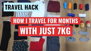 Travel Light Backpack: How To Pack 7kg Carry On Backpack