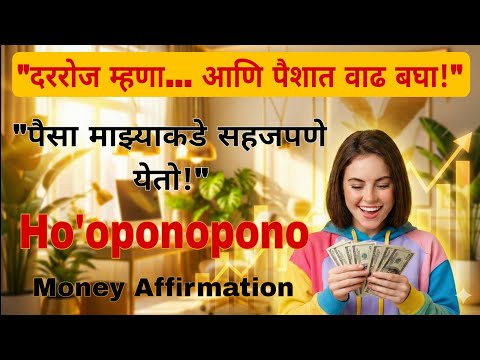 “Ho’oponopono Money Prayer | पैशांचा ओघ वाढवणारी शक्तिशाली प्रार्थना | 4 Magical Lines for Abundance