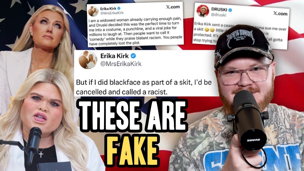 Erika Kirk, Druski and Fake Tweets