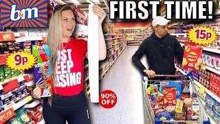 SHOCKING! FIRST TIME FOOD SHOPPING AT B&M! WEEKLY GROCERY HAUL!
