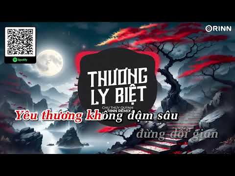 KARAOKE | Thương Ly Biệt Remix Chu Thúy Quỳnh x Orinn | BEAT CHUẨN