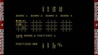 Qubic - 3D Tic Tac Toe - [ 1978 - Commodore PET - Gameplay ]