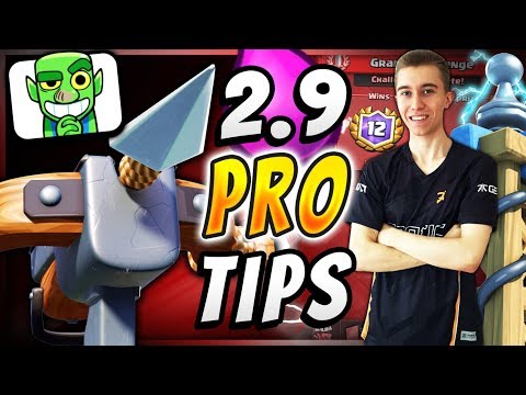 TOP 6 PRO TIPS WITH 2.9 XBOW CYCLE DECK! — Clash Royale