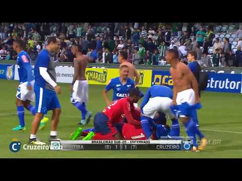 Gols e pênaltis de Coritiba 1 (6) x (7) 1 Cruzeiro - Final do Brasileiro sub-20 2017