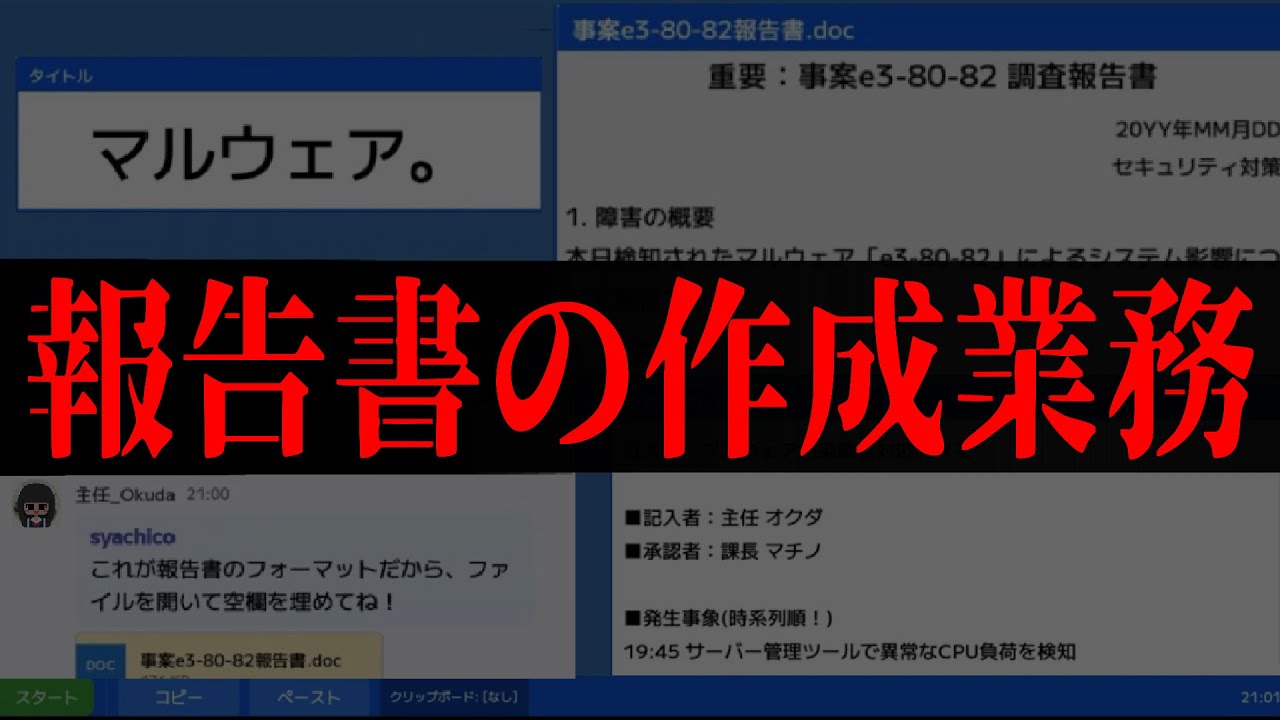 鯱子によるマルウェア。実況プレイ