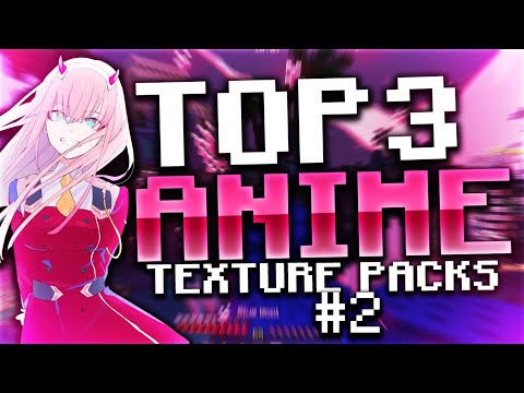 NEW CAST REVEALED! TOP 3 Minecraft Anime Texture Packs (1.8.9)