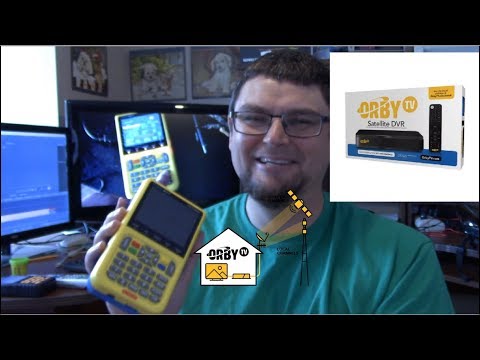Orby TV Satellite Signal Finder, Signal on a #FreeSatelliteTV #TVROSat #SatelliteSetup