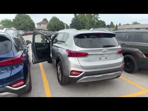 2020 Hyundai Santa Fe 2.4L Preferred AWD w/Sun/Leather Package in Shimmering Silver for sale at Finch Hyundai in London, ON