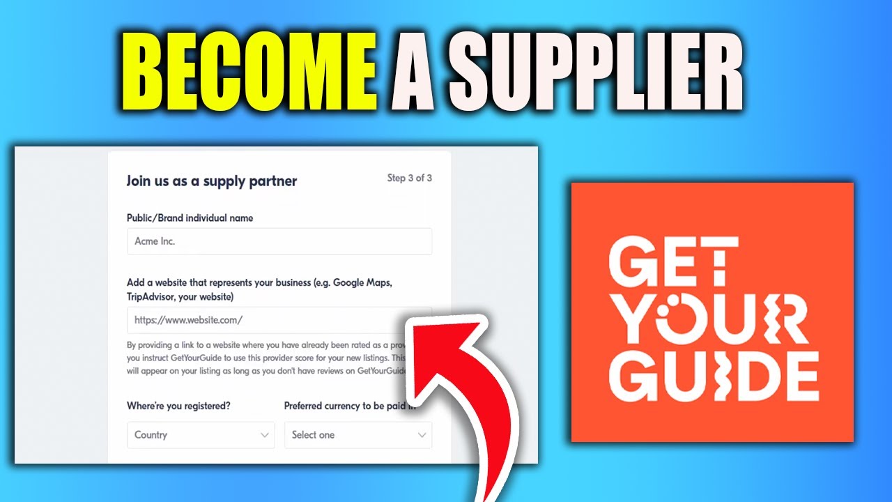 How To Become A Supplier On GetYourGuide (Step By Step Guide)