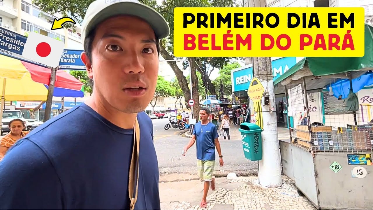 Primeiro dia de um japonês em Belém do Pará
