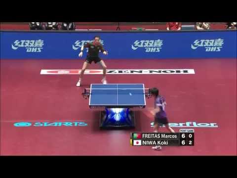 2014 WTTTC MT-QF POR-JPN (1) Marcos Freitas - Koki Niwa (full match|short form in HD)