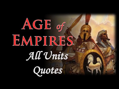 All Units Quotes from Age of Empires (1997)