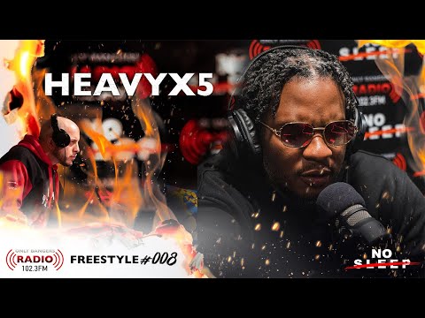 HEAVYX5 w/ M-Press Live on No Sleep Radio 102.3FM • Freestyle 008