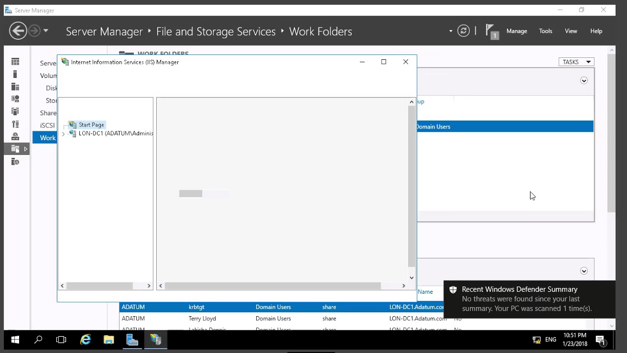 How to implement work folders