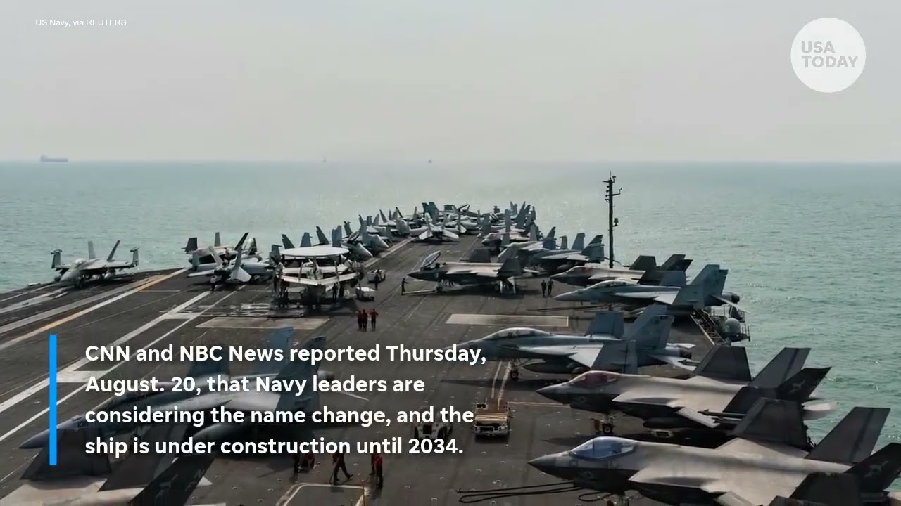 Navy may name new aircraft carrier after Trump and not WWII hero