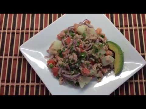 ENSALADA DE ATΓN CON PAPAS (ECUADOR)