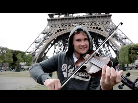 Backpacking in Europe with my Violin - David's Jig - Brent Hales