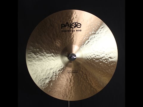 Paiste 19" Formula 602 Modern Essentials Crash - 1668g (video demo) imagen 2
