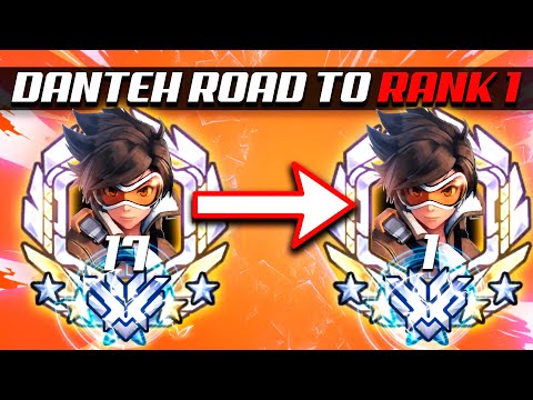 Danteh Pro Tracer - Road to Rank 1! [ Overwatch Season 32 Top 500 ]
