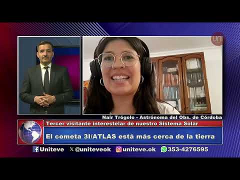 El cometa 3I/ATLAS está más cerca de la tierra