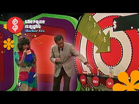 Contestant WINS A NAIL-BITING Game of BULLSEYE - The Price Is Right 1983