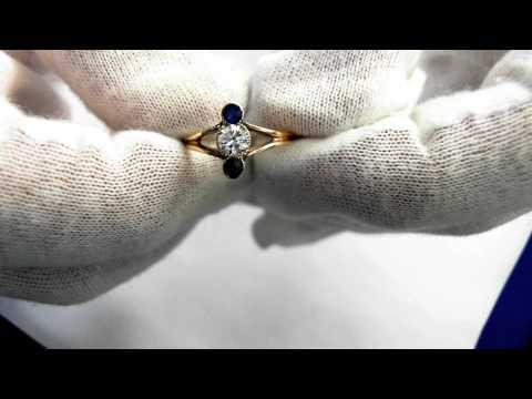 Victorian Era (Circa 1890) Engagement Ring -1/2 Ct Diamond in 14K