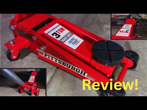 Pittsburgh 3 Ton Floor Jack Unboxing and Review